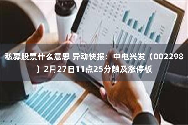 私募股票什么意思 异动快报：中电兴发（002298）2月27日11点25分触及涨停板