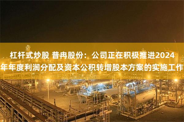杠杆式炒股 普冉股份：公司正在积极推进2024年年度利润分配及资本公积转增股本方案的实施工作