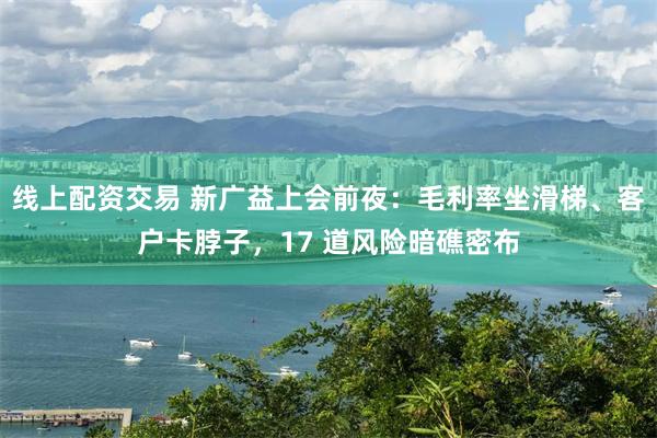 线上配资交易 新广益上会前夜：毛利率坐滑梯、客户卡脖子，17 道风险暗礁密布